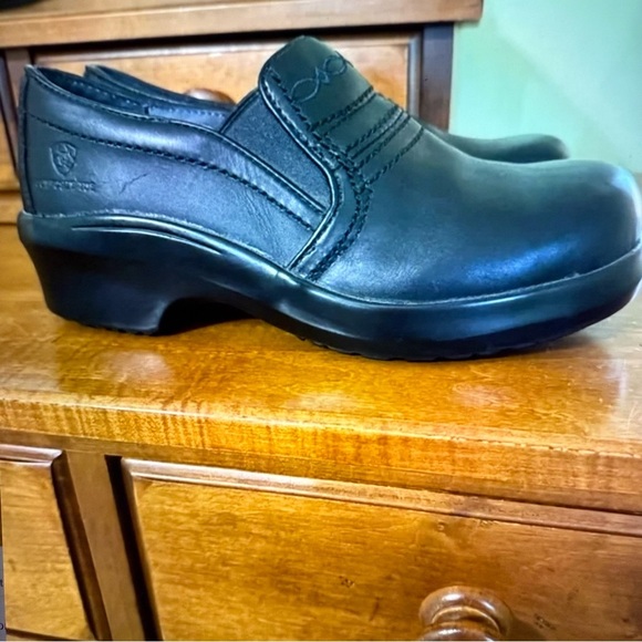 Ariat woman’s expert women’s safety clog Sd composite toe shoes black size 8 - Picture 7 of 14